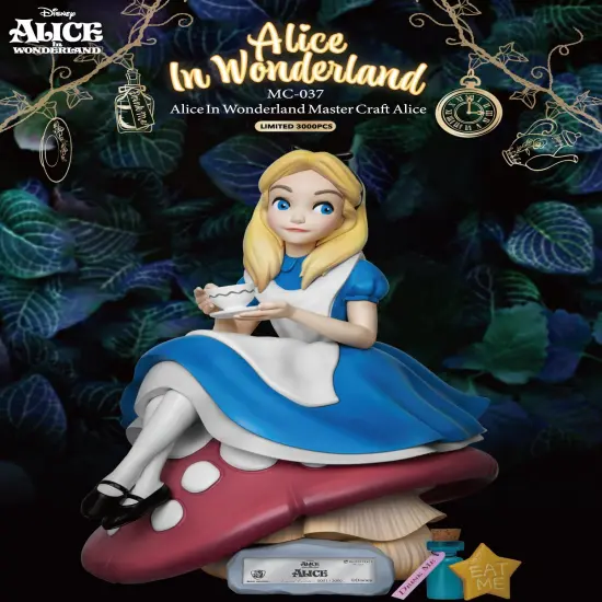 Alice In Wonderland Master Craft Alice Table Top Statue {3}