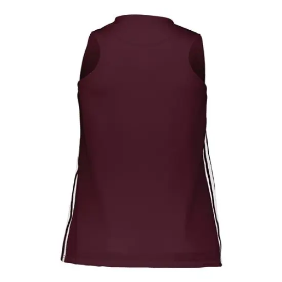 Russell Athletic&reg; Women's Basketball Jersey Maroon/ white {2}