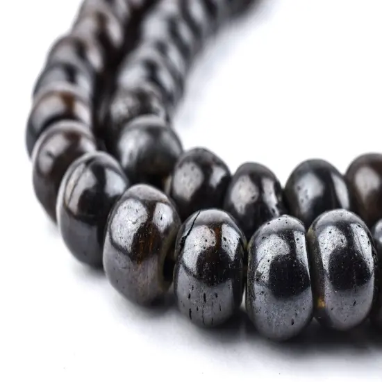 The Bead Chest Brown Mala Bone Beads (10mm) {1}