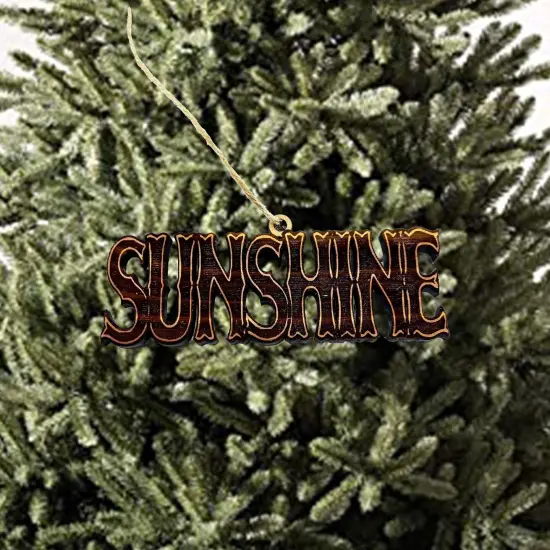 Sunshine - Cedar Ornament {2}