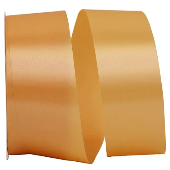 Florist Ribbons --- 2.5 inch x 50 yards --- Satin / Acetate Supreme Cooler Ribbon -- Peach Color {1}