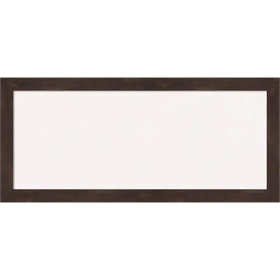 Fresco Wood Framed Corkboard, White Cork Dark Walnut {1}