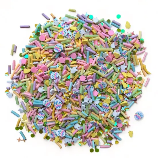 Buttons Galore and More Sprinkletz - Tiny Polymer Clay Embellishments - Spring Easter Bundle 36 grams {4}