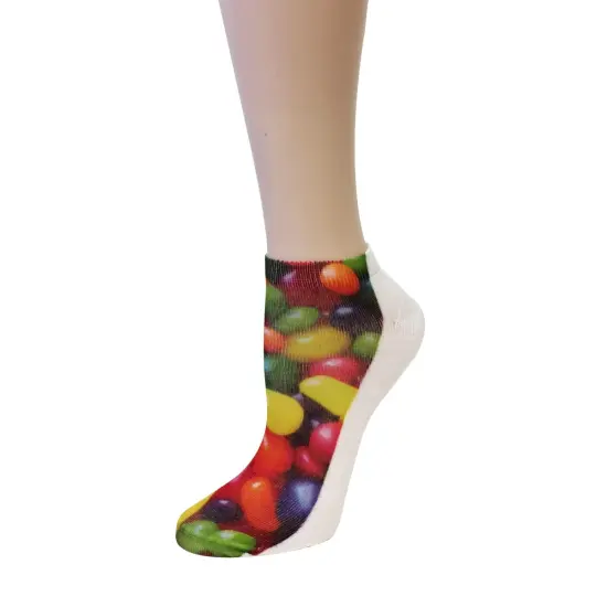Wrapables 3D Novelty Funny Ankle Socks, Sweet Treats {2}