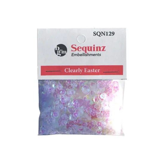 Buttons Galore Loose Sequin Assortments for Craft - 5,000 Pieces 45 Grams Clearly easter {2}