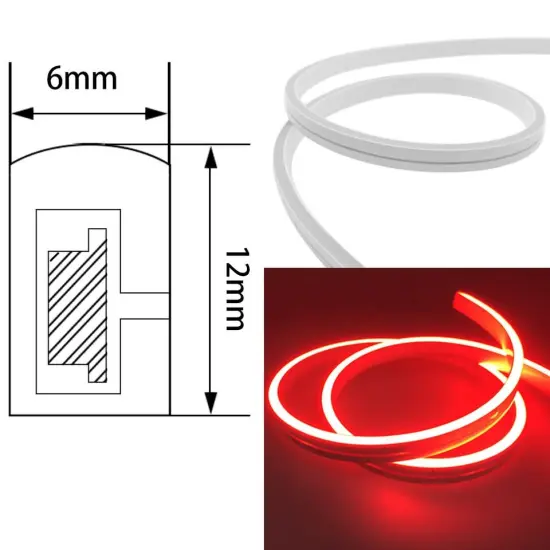 12V Flexible LED Strip Waterproof Sign Neon Lights Silicone Tube 1M 5M or 50M {4}