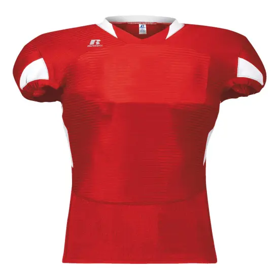 Russell Athletic&reg; - Waist Length Football Jersey - S81XCM Purple/ white {5}