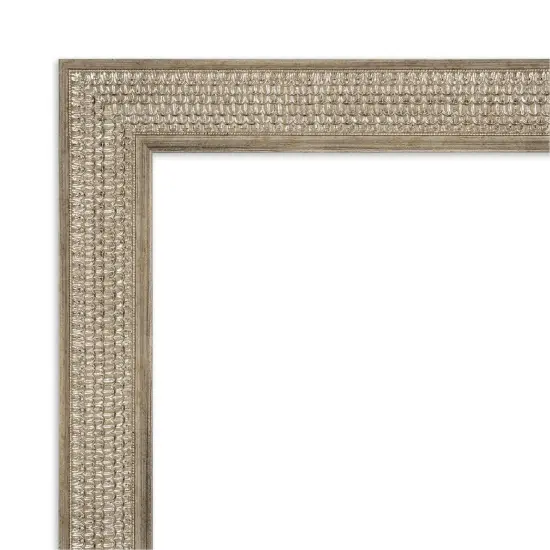 Trellis Wood Framed Magnetic Board Trellis Silver {2}