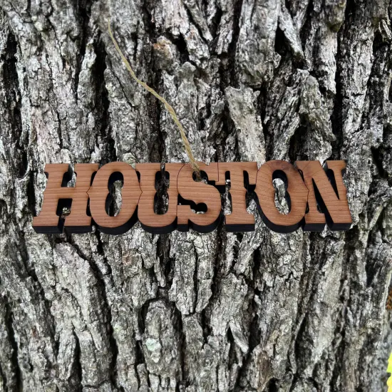 Houston - Cedar Ornament {2}