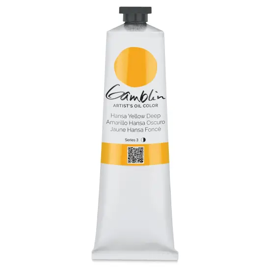 Gamblin Artist's Oil Color - Hansa Yellow Deep, 150 ml tube {2}