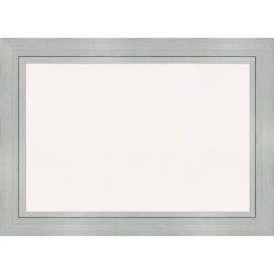 Romano Silver Wood Framed Corkboard, White Cork {1}