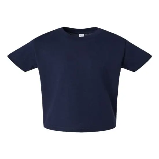 Rabbit Skins&reg; Juvy Crewneck Short Sleeve T-Shirt - 3301J Navy {1}