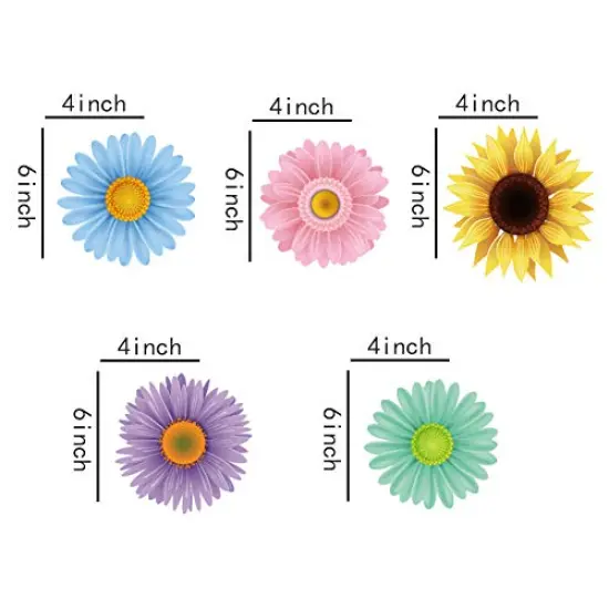 30 Pieces Autume Summer Spring Sun Flowers Hanging Swirl Decorations,Themed Birthday Party,Party Supplies,Ceiling Decorations for Girls,Boys,Kids, Bedroom,Classroom,Baby Shower {6}