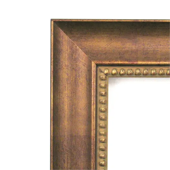 Manhattan Bronze Narrow Wood Framed Corkboard, Natural Cork {2}