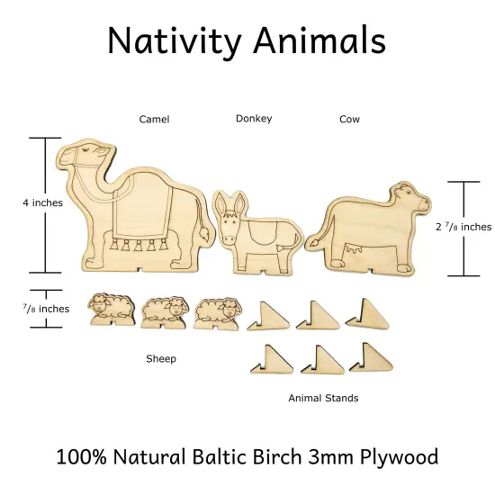 Christmas Nativity Peg Doll Set by Pegsies&trade; {3}