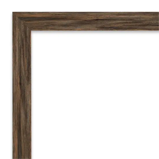 Regis Barnwood Narrow Wood Framed Magnetic Board Regis Barnwood Mocha {2}