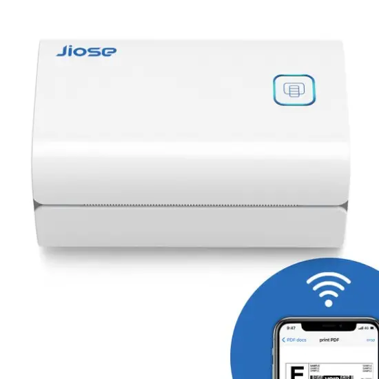 Thermal Label Printer Jiose Wireless Shipping Label Printer 4x6 Desktop Barcode Label Maker {5}