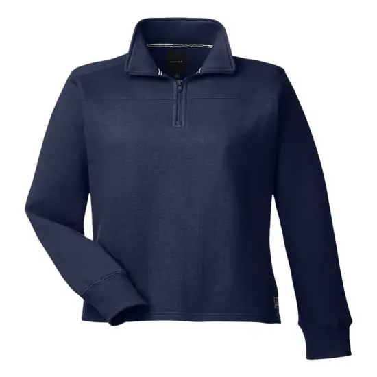 Nautica&reg; Women's Anchor Fleece Quarter For Adult Navy {1}