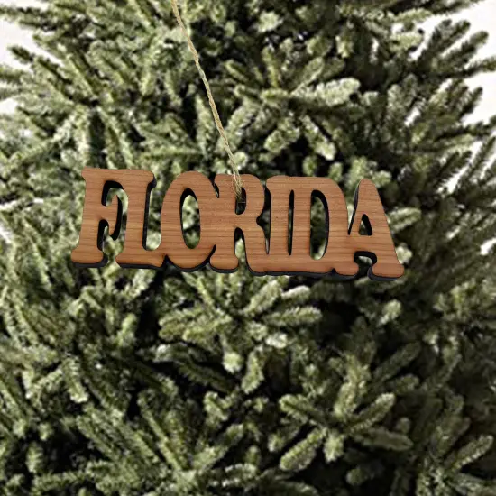Florida - Cedar Ornament {3}