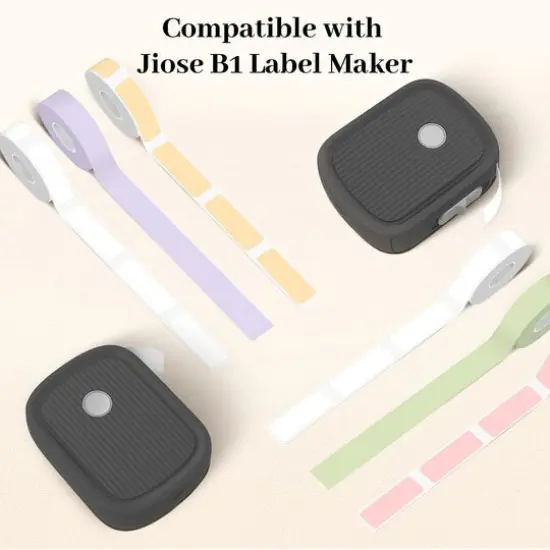 Label Maker Replacement Tape Jiose B1 Labels Waterproof Thermal Labels 14mm x 30mm {4}