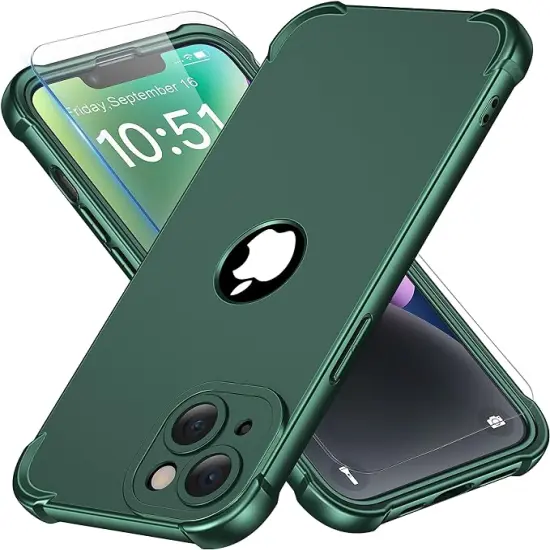 ORETECH iPhone 14 Plus & 15 Plus Cellphone Case-Green {1}
