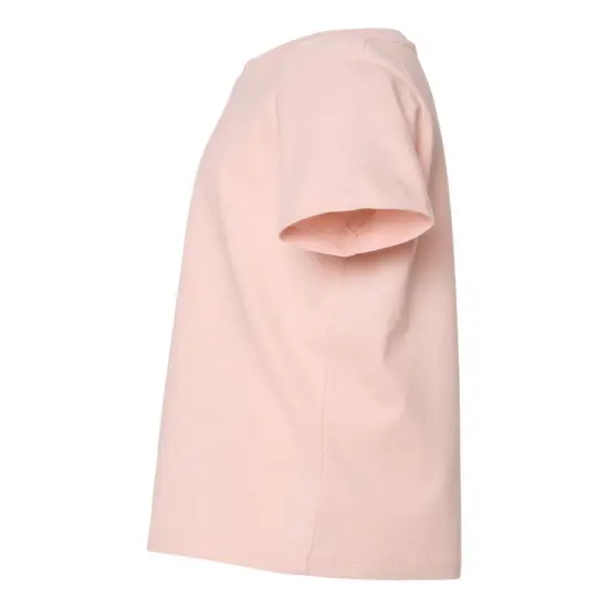 Rabbit Skins&reg; Toddler Fine Crewneck Short Sleeve Jersey Tee - 3321 White reptile {4}