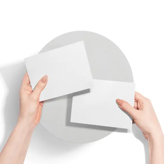 Twigs Paper - Plain White Blank Note Greeting Cards - Stationery Cards with Envelopes - Thank You, Invitation, Birthday Postcards - Greeting Cards for All Occasions -Made in USA (5.5 x 4.25,Set of 12/24) {3}