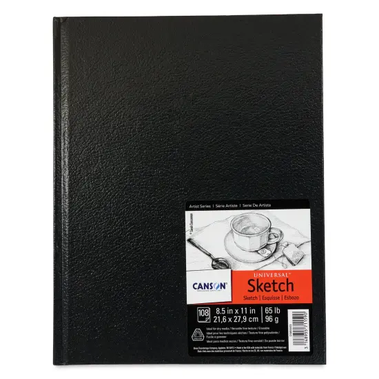 Canson Universal Hardbound Sketchbook - 8-1/2" x 11", 108 Sheets {1}