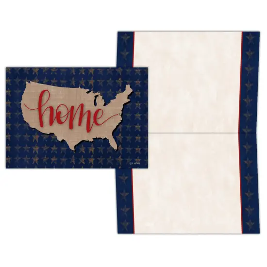USA Home - Boxed Blank Note Cards -15 Cards & Envelopes {1}