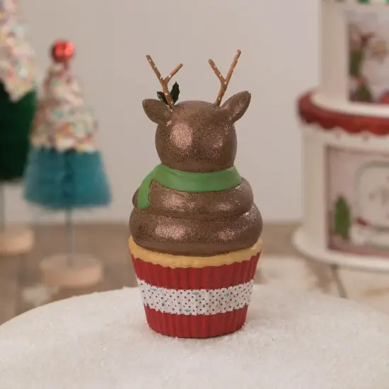 Rudolph Cupcake Container 6.5" {4}