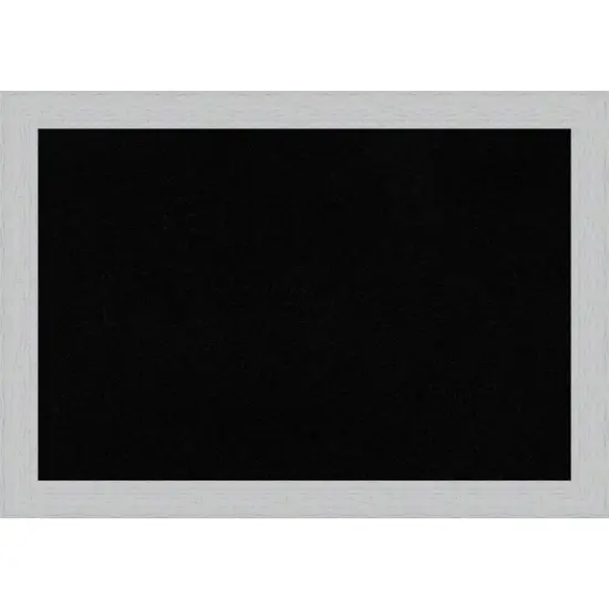 Shiplap Wood Framed Corkboard, Black Cork Shiplap White {1}