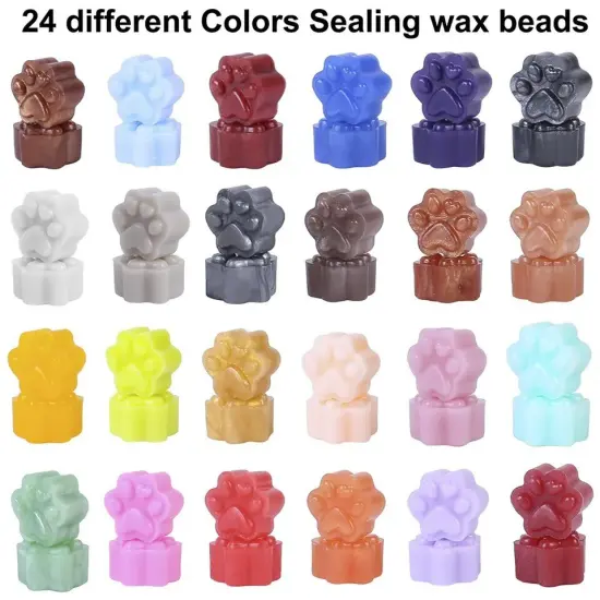 600PCS Sealing Wax Beads For Retro Seal Stamp Envelope Invitation Card {1}