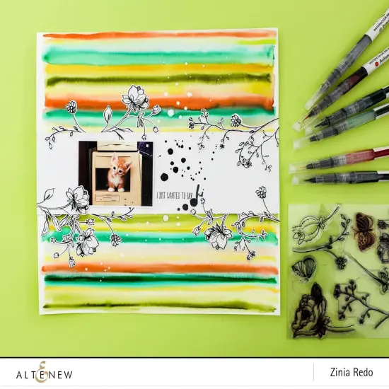 Retired - Watercolor Markers and Brushes Bundle {5}