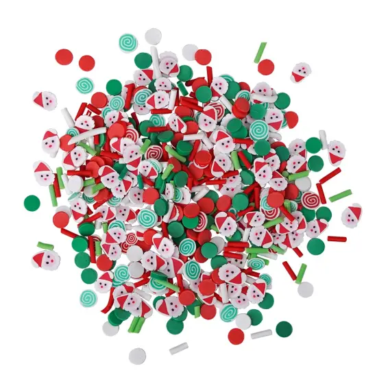 Buttons Galore and More Sprinkletz - Tiny Polymer Clay Embellishments - Christmas Bundle 60 grams {3}