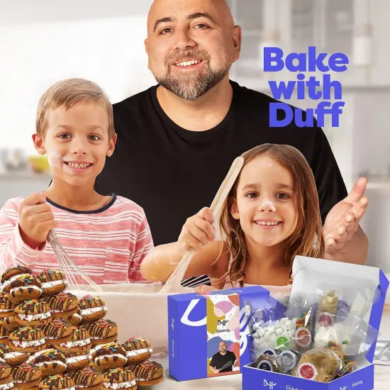 Duff Goldman DIY Baking Set for Kids by Baketivity - Bake Delicious S&rsquo;mores Sandwich Cookies with Premeasured Ingredients | Best Family Fun Activity, Great Gift for Girls, Boys, Teens, and Adults {4}