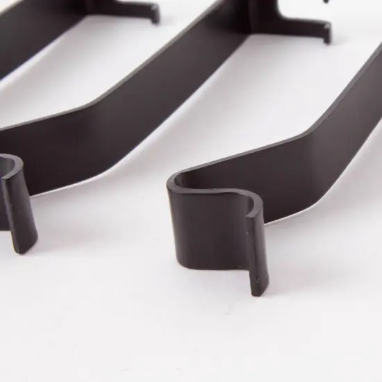 Aladdin Steel Spring Mount Clips for Hanging Oil Lamp, Fit H175 Hanging Lamp Frame, 2.75 x .375 in, Set of 3, Black {5}