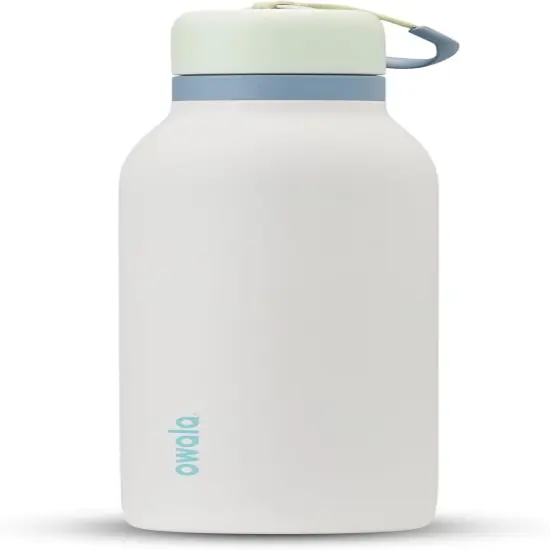 Freesip Twist Insulated Stainless Steel Water Bottle with Straw for Sports and Travel, Bpa-Free, 24-Oz, Pink/Purple (Dreamy Field) Iced Breeze {1}