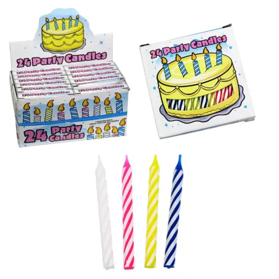 Best Birthday Candles 2 1/2 inches tall by 1/4-inch-wide | Sparkle & Shine The Birthday Candle Haven | Raheev&reg; {2}