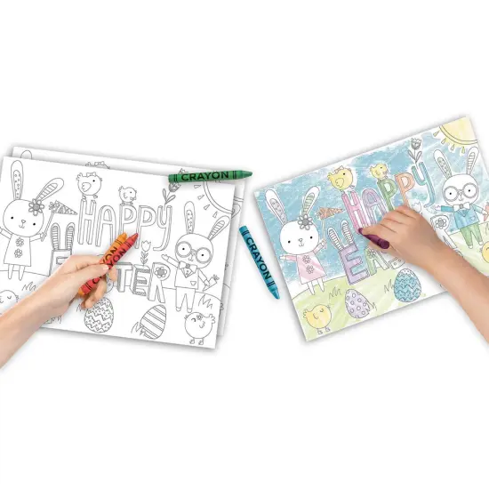 Easter Kids' Coloring Placemats {2}