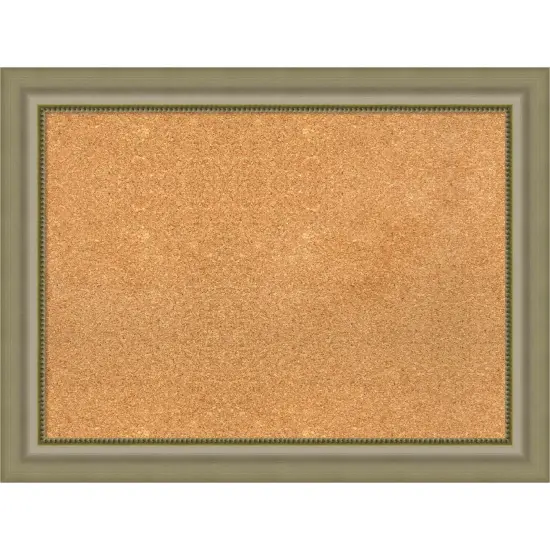 Vegas Wood Framed Corkboard, Natural Cork {1}