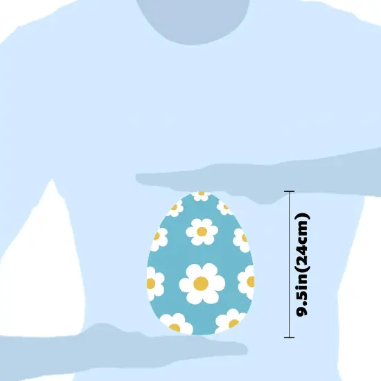 Ivenf Easter Decorations Window Clings Decals Decor, Extra Large Easter Eggs Flowers Party Supplies Gifts, Spring Window Clings Decorations for Kids School Home Office, 4 Sheets 46 pcs {4}