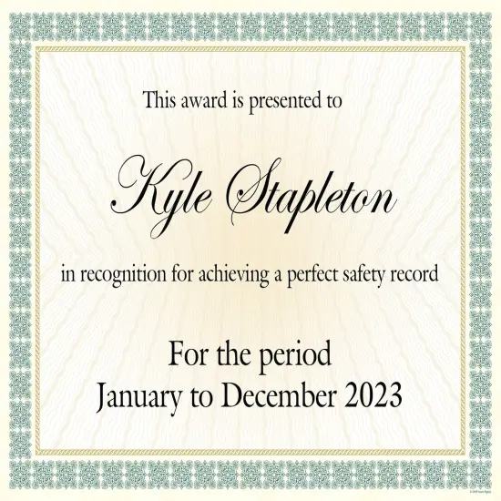 Great Papers! Westminster Certificate with Foil, Green Border, 8.5" x 11", Printer Compatible, 15 Count {3}