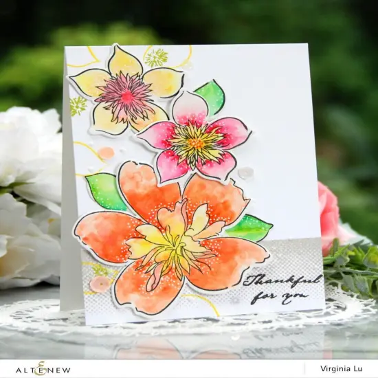 Halftone Squares Stamp Set {6}