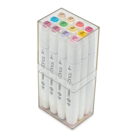 ShinHan Touch Twin Brush Markers - Pastels, Set of 12 {1}