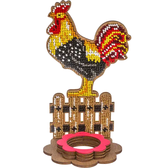 Set for embroidery with beads on wood FLK-333 {2}