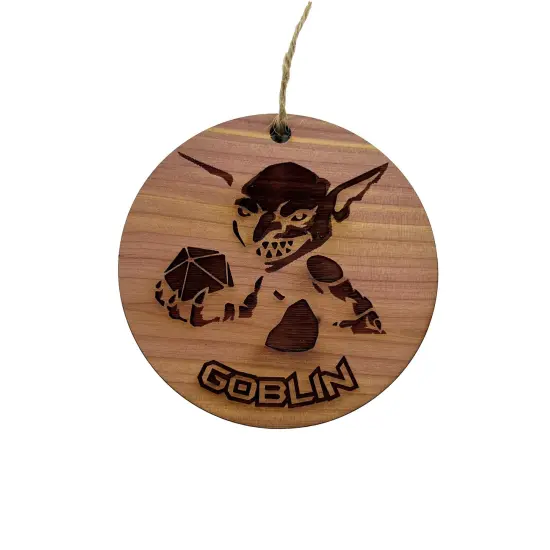 Goblin - Cedar Ornament {1}
