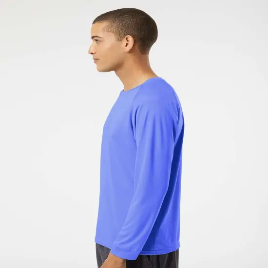 "Paragon&reg; Classic Fit Performance Crewneck Long Sleeve Tee Blue mist {5}