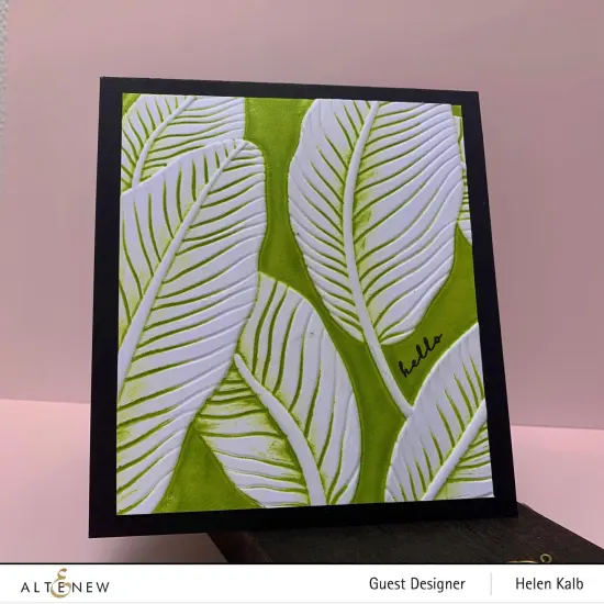 Banana Leaves 3D Embossing Folder {3}