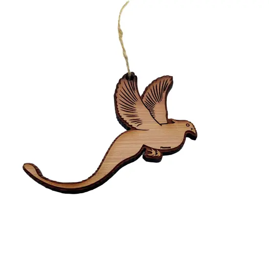 Pheasant - Cedar Ornament {3}