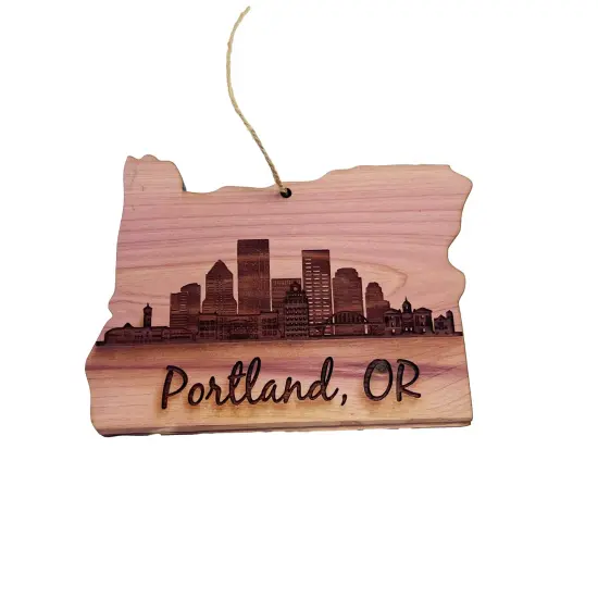 Portland OR - Cedar Ornament {2}